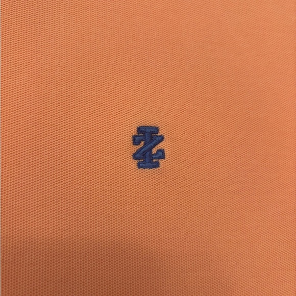 IZOD Advantage Performance Polo Shirt Men’s XL Coral Orange Stretch - Picture 2 of 4